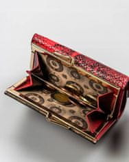 Peterson Dámska kožená peňaženka s hadím vzorom