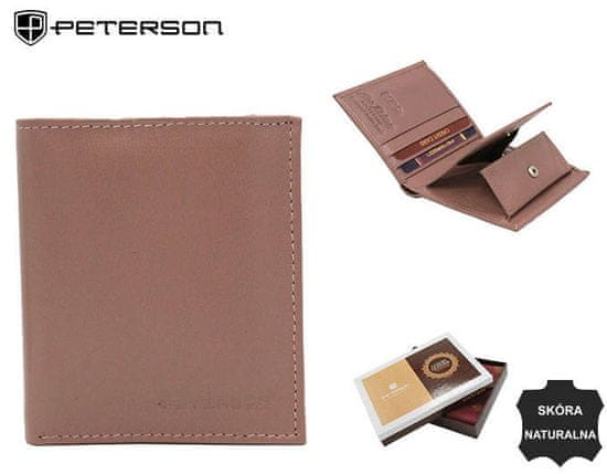 Peterson Malá, kožená dámska peňaženka bez zapínania