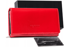 4U Cavaldi Dámska kožená peňaženka v horizontálnej orientácii na patentku