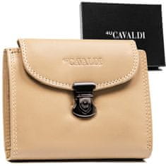 4U Cavaldi Klasická dámska kožená peňaženka na patentku