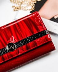 4U Cavaldi Veľká peňaženka s chlopňou zdobená vzorom motýľa