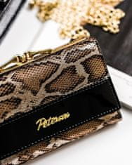 Peterson Dámska kožená peňaženka s hadím vzorom