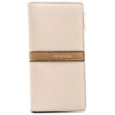 Peterson Veľká dámska peňaženka na zips z ekologickej kože
