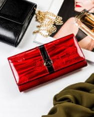 4U Cavaldi Dámska kožená peňaženka s ozdobným remienkom