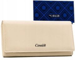 4U Cavaldi Elegantná, veľká dámska peňaženka z ekologickej kože