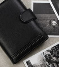 4U Cavaldi Klasická pánska peňaženka s elegantným prešívaním