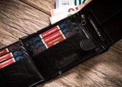 Peterson Vlastenecká kožená peňaženka vo farbách Ukrajiny