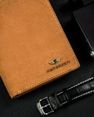 Peterson Vertikálna, elegantná pánska peňaženka z prírodnej kože