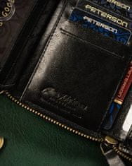Peterson Veľká, kožená pánska peňaženka na zips