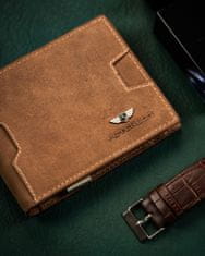 Peterson Pánska kožená peňaženka s klipom na peniaze