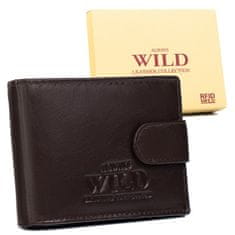 Always Wild Elegantná, klasická pánska peňaženka z prírodnej kože