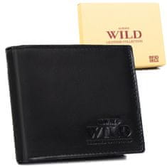 Always Wild Pánska kožená peňaženka s úložným priestorom na zips