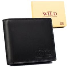 Always Wild Priestranná, kožená pánska peňaženka s vreckom na registračný preukaz