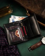 Peterson Veľká, kožená pánska peňaženka bez vonkajšej spony - Peterson