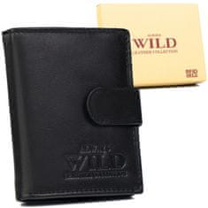 Always Wild Elegantná, kožená pánska peňaženka so zapínaním