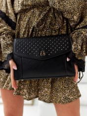 Lulu Castagnette Malá dámska messenger taška s chlopňou s ažúrovými hviezdičkami