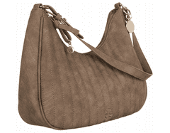 Lulu Castagnette Bagetová taška s vertikálnym prešívaním