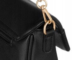 Lulu Castagnette Messenger taška s chlopňou z ekologickej kože s pripevneným popruhom