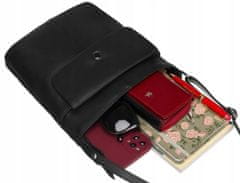 Peterson Dámska messenger taška vyrobená z celozrnnej prírodnej kože