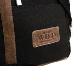 Always Wild Kožená pánska taška cez rameno s vonkajším vreckom