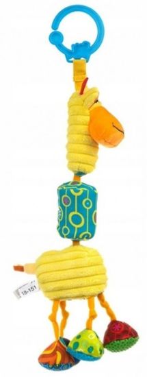 BalibaZoo Bali Bazoo Závěsná hračka na kočárek Žirafka Gabi, žlutá