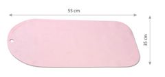 BabyOno Protiskluzová podložka do vany BabyOno, 55 x 35 cm - světle růžová