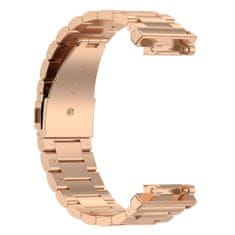 BStrap Stainless Steel remienok na Xiaomi Amazfit Active Edge, rose gold