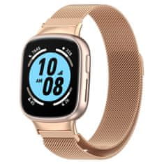 BStrap Milanese remienok na Honor Watch 4, rose gold