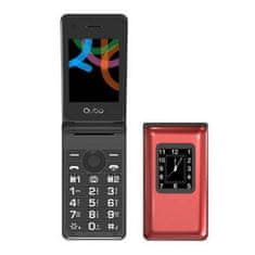 Qubo Mobilný telefón , X-28 RD, TLF LCD displej, fotoaparát, bluetooth, tlačidlo SOS, USB-C