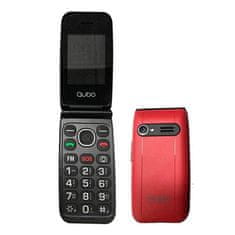 Qubo Mobilný telefón , NEO NW RD SEN SOS, TLF LCD displej, fotoaparát, bluetooth, tlačidlo SOS, USB-C