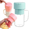 Prenosný elektrický mixér na smoothie a pohár 2v1 (420 ml) – zelená | BLENDZY