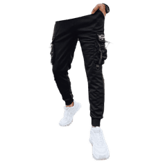 Dstreet Pánske bojové nohavice čierne ux4203 XL