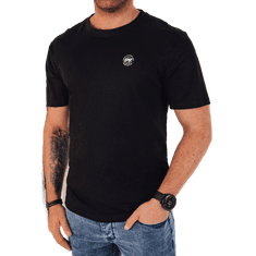 Dstreet Pánske tričko s potlačou čierne rx5443 M