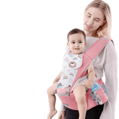 Tavalax Multifunkčné ergonomické nosítko (0-36 mesiacov) Tavalax Ružová