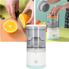 HOME & MARKER® Domáci kuchynský kompaktný odšťavovač ovocia s USB nabíjaním (400 ml nádoba) | VITAPRESS