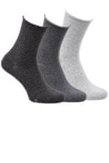 RS Zdravé ponožky bez gumičiek ČIERNA EU 31-34