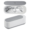 Kompaktná prenosná ultrazvuková čistička na čistenie citlivých predmetov (biela farba) | ULTRACLEAN