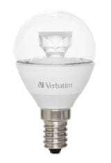 VERBATIM LED žiarovka Verbatim, mini globe, E14/5,5W,230V