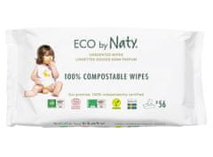 ECO by Naty Sensitive 56 ks, bez vône - vlhčené obrúsky