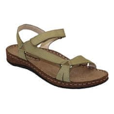 SANTÉ Dámske vychádzkové sandále Mela CB/46200 zelená (Veľkosť 37)