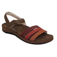 SANTÉ Dámske vychádzkové sandále Espreso CB/42670 hnedá (Veľkosť 37)