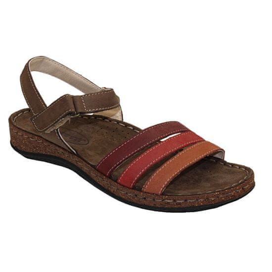 SANTÉ Dámske vychádzkové sandále Espreso CB/42670 hnedá