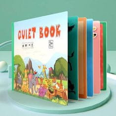 Netscroll Tichá kniha, ktorá podporuje všetky oblasti vývoja dieťaťa, QuietBook