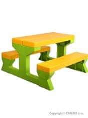 STAR PLUS Detský záhradný nábytok - Stôl a lavičky 