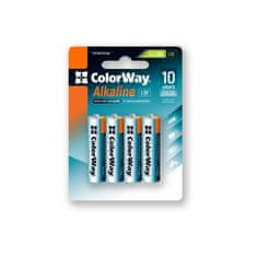 ColorWay Batérie ColorWay Alkaline Power AA, 4ks, blister, (CW-BALR06-4BL)