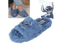 Disney Stitch Blue, dámske papuče, domáca obuv s kožušinou 36-37 EU / 3-4 UK