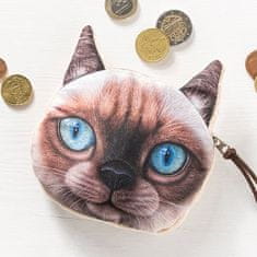 GFT 3D peňaženka mačka - hnedá