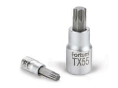 Fortum Hlavice zástrčná (4701726) hlavice zástrčná TORX, 1/4&quot;, TX 40, L 37mm, CrV/S2
