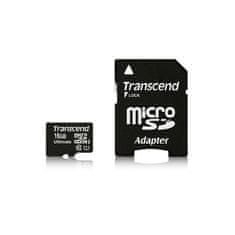 Transcend Pamäťová karta MicroSDHC 16GB UHS-I U1 (90MB/ s) + adapter