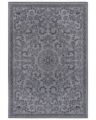 NORTHRUGS Kusový koberec Twin Supreme 105452 Leyte Night Silver – na von aj na doma 200x290
